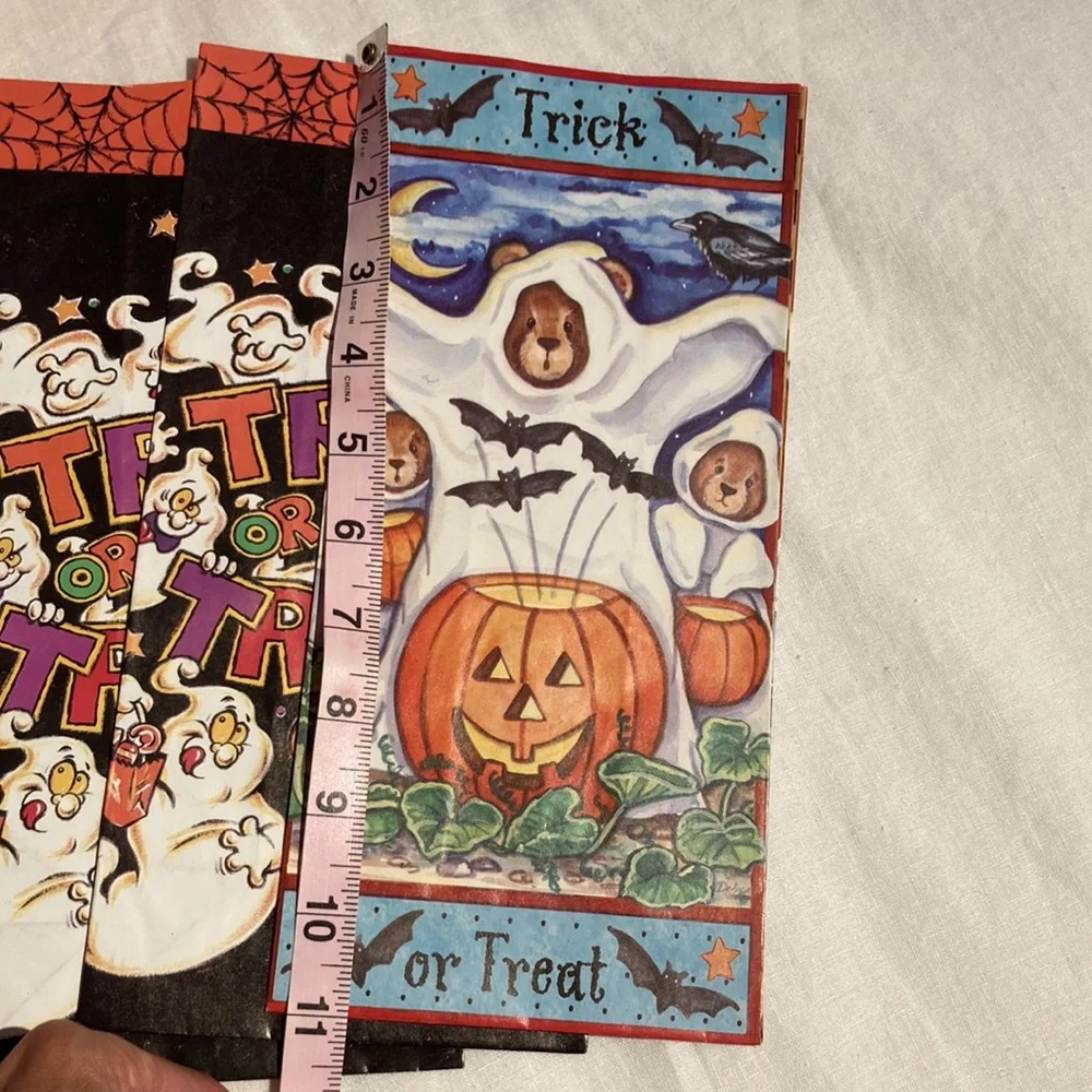 Halloween bundle led orange lights trick or treat  10 bags and more